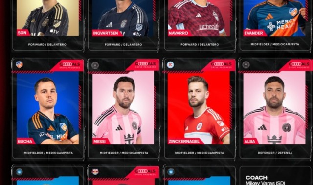 美职联第29比赛日最佳阵：梅西、孙兴慜、阿尔巴在列